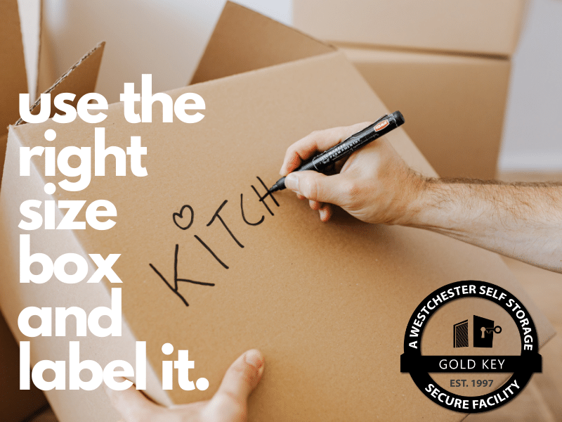 Storage Tips Peekskill Use The Right Sized Box